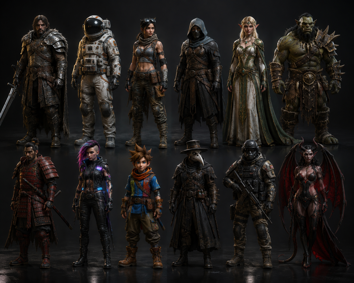 Realistic Character Collection