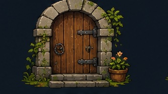 Wooden Door — 3D model by Amir Ali Tavakol