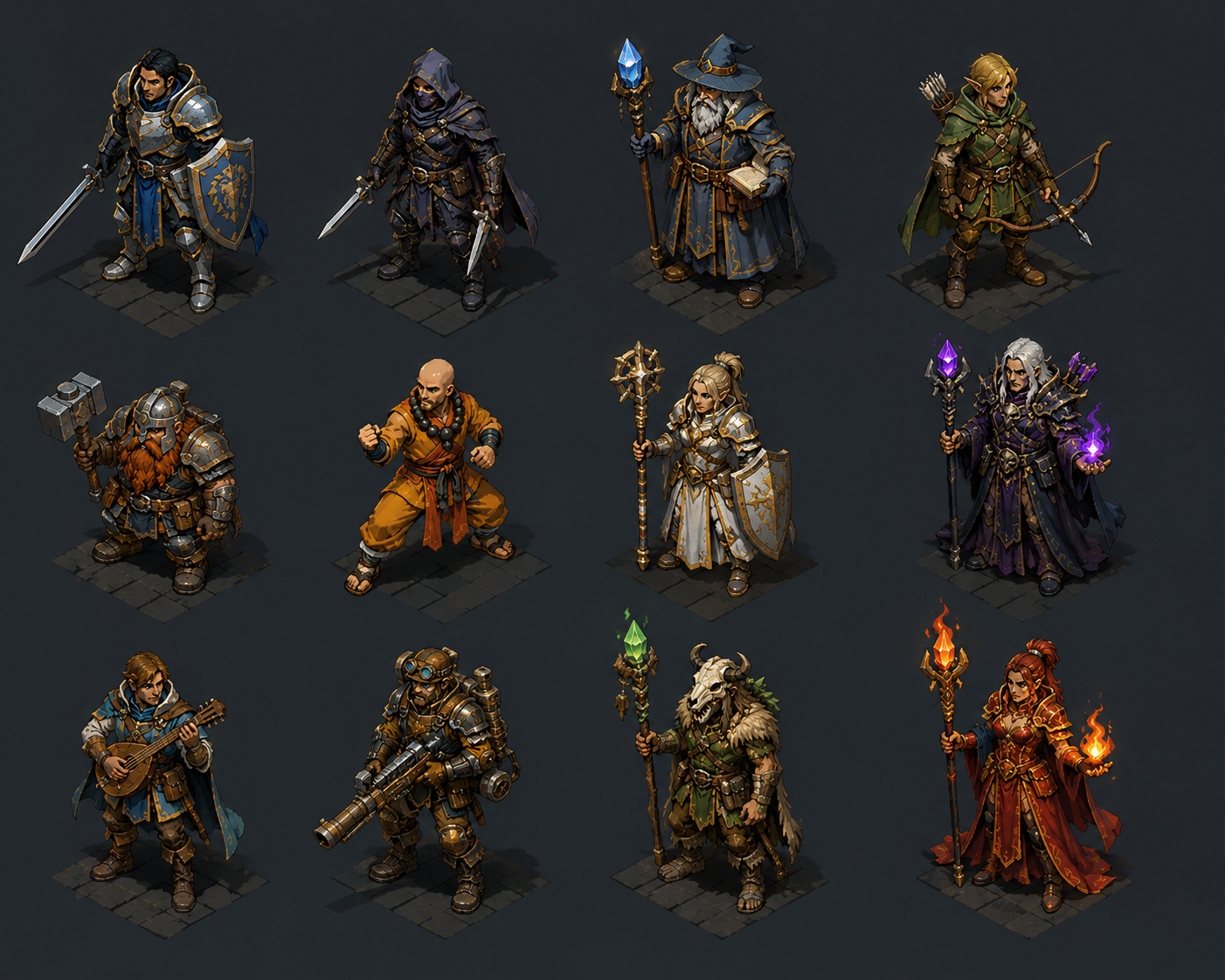 Stylised RPG Character Collection