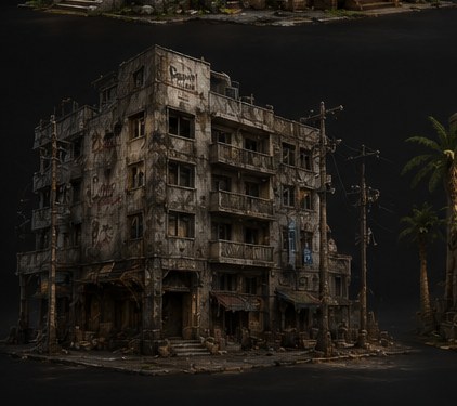 Ruined Tenement — 3D model by Amir Ali Tavakol