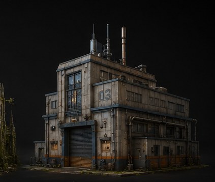 Industrial Factory — 3D model by Amir Ali Tavakol