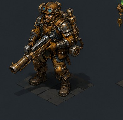 Steampunk Engineer — 3D model by Amir Ali Tavakol