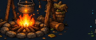 Campfire — 3D model by Amir Ali Tavakol