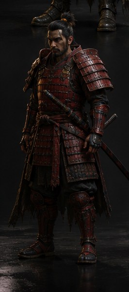 Samurai — 3D model by Amir Ali Tavakol