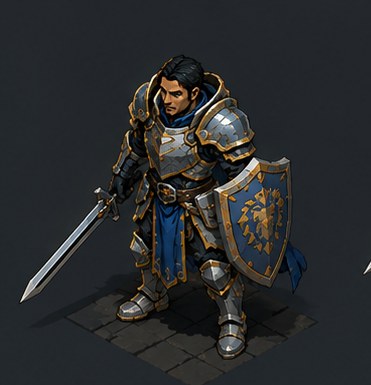 Paladin — 3D model by Amir Ali Tavakol