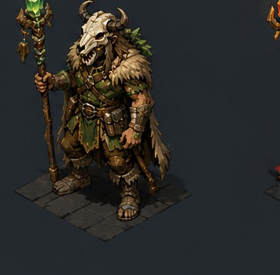 Druid — 3D model by Amir Ali Tavakol