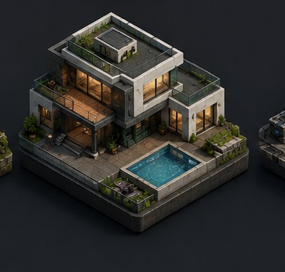 Modern Villa — 3D model by Amir Ali Tavakol