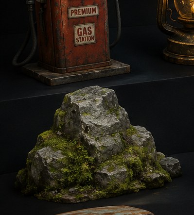 Mossy Rock Formation — 3D model by Amir Ali Tavakol