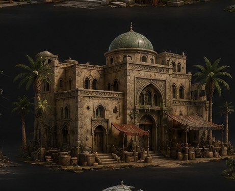 Desert Palace — 3D model by Amir Ali Tavakol