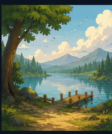 Lake View — 3D model by Amir Ali Tavakol