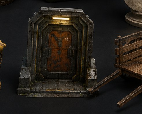 Reinforced Bunker Door — 3D model by Amir Ali Tavakol