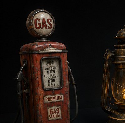 Vintage Gas Pump — 3D model by Amir Ali Tavakol