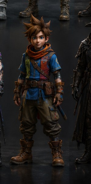Young Adventurer — 3D model by Amir Ali Tavakol