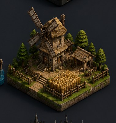 Windmill Farm — 3D model by Amir Ali Tavakol