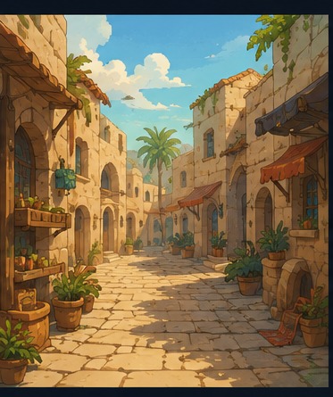 Illustrated Environment Scenes